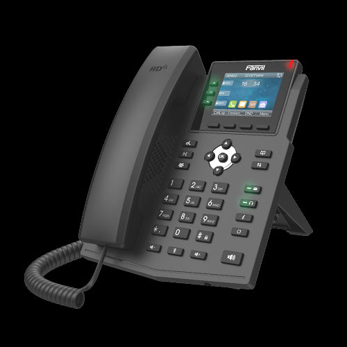 Fanvil X3U Pro Enterprise IP Phone - 2.8' Colour Screen, 3 Lines, No DSS Buttons, Dual Gigabit NIC, HD Audio Quality, 6 SIP Lines, PoE *LS* Fanvil X3U Pro Enterprise IP Phone - 2.8' Colour Screen, 3 Lines, No DSS Buttons, Dual Gigabit NIC, HD Audio Quality, 6 SIP Lines, PoE *LS*